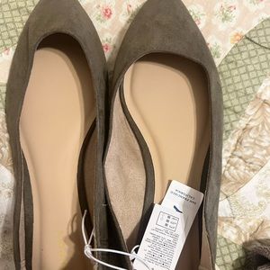 Taupe flats Old Navy